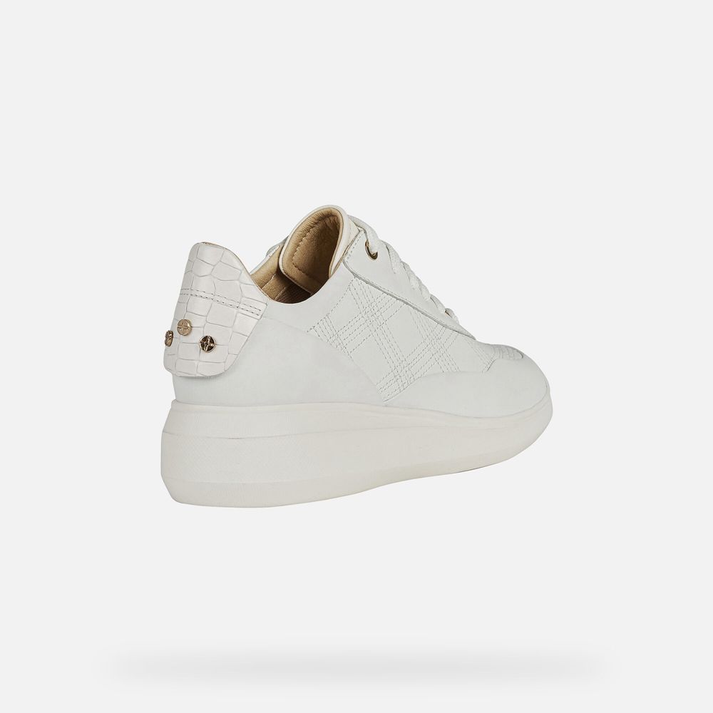 Tenis Geox Senhora Branco - Rubidia - HLBZU3756